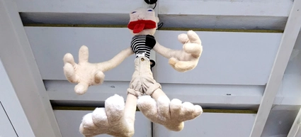 Experimentet Homunculus som består av en docka.
