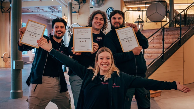 Staff shows off awards