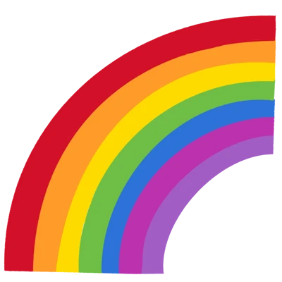 Illustrerad regnbåge