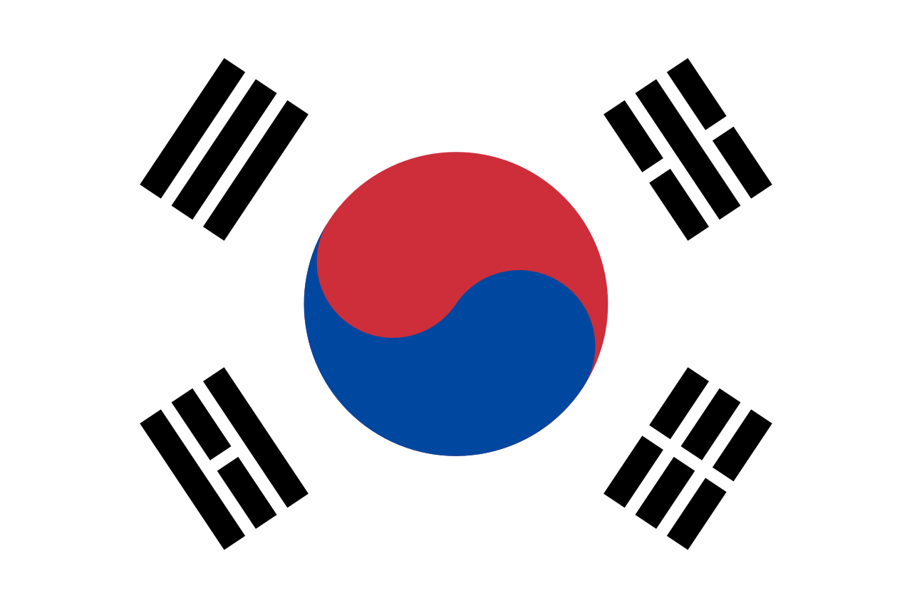 Sydkoreas flagga