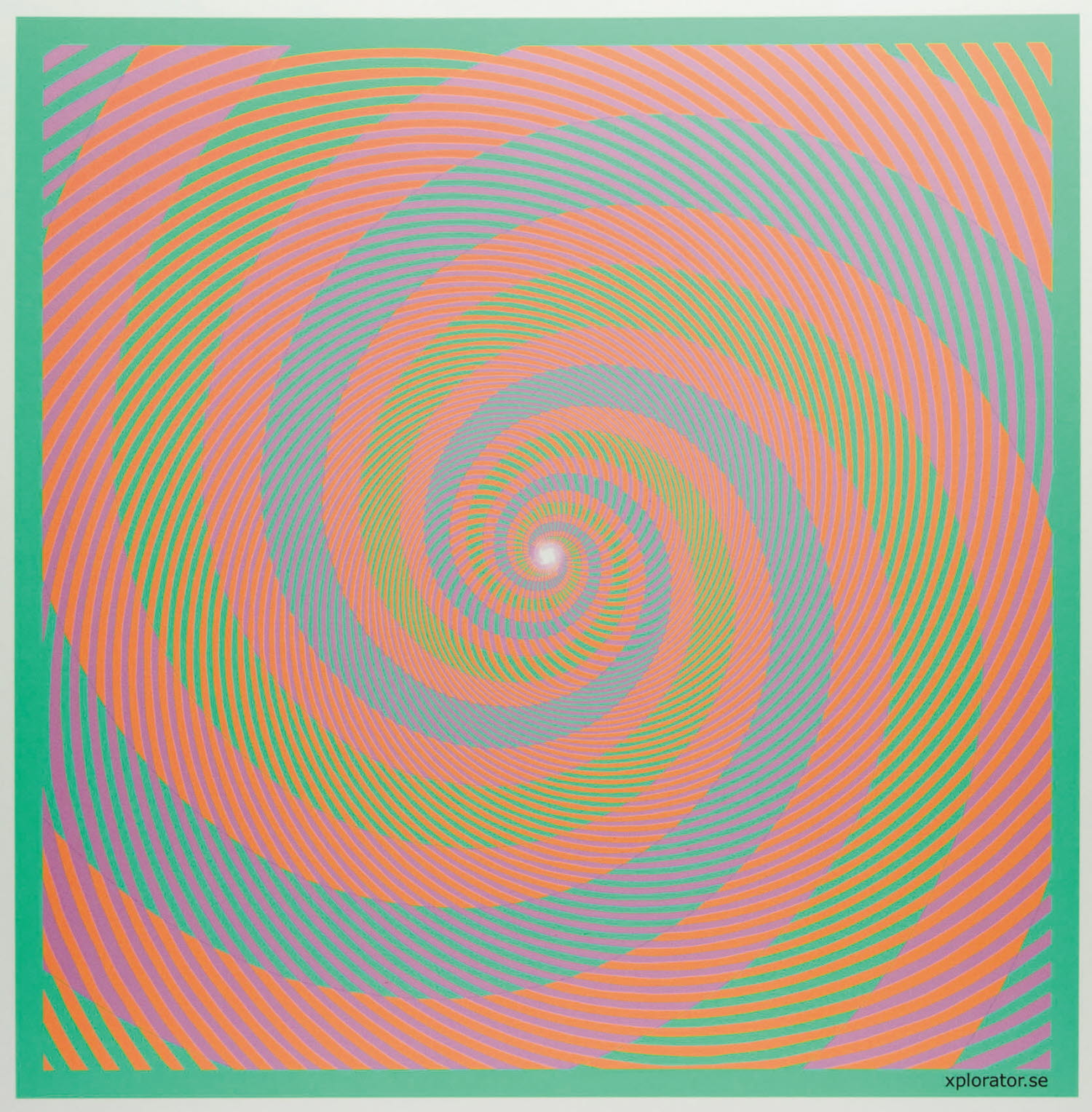 Experimentet Färgade spiralen Experimentet Färgade spiralen